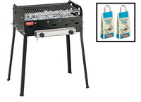 BBQ GAS ROCCIA ECO CM.70X48 H.84 C/GRATICOLA FERRABOLI