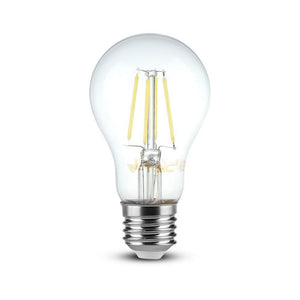 Bulb LED - Filamento 4W E27 A60 Copertura Clear 6400K