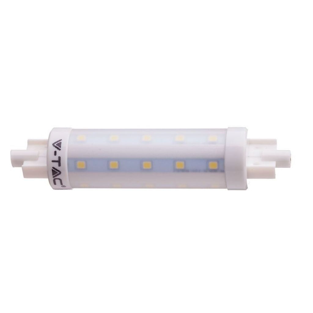 Lampadina led a buldo 7W R7S 118mm di plastica 3000K