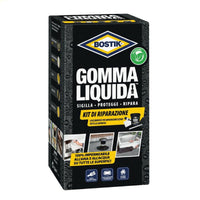 Gomma liquida impermeabilizzante Bostik kit riparazione 5 pz banda rinforzante pennello spugna bastoncino