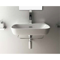 Lavabo da Appoggio o Sospeso Domus Falerii F50 Small con portasciugamani