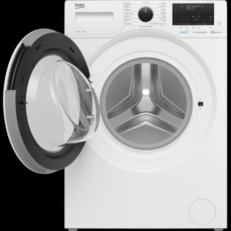 Lavatrice a Carico Frontale Beko 9 Kg WTX91436AI-IT Classe B (A85xL60xP60) 1400 Giri Bluetooth- ProSmart Inverter