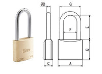 LUCCHETTO ISEO CITY ARCO LUNGO MM.50