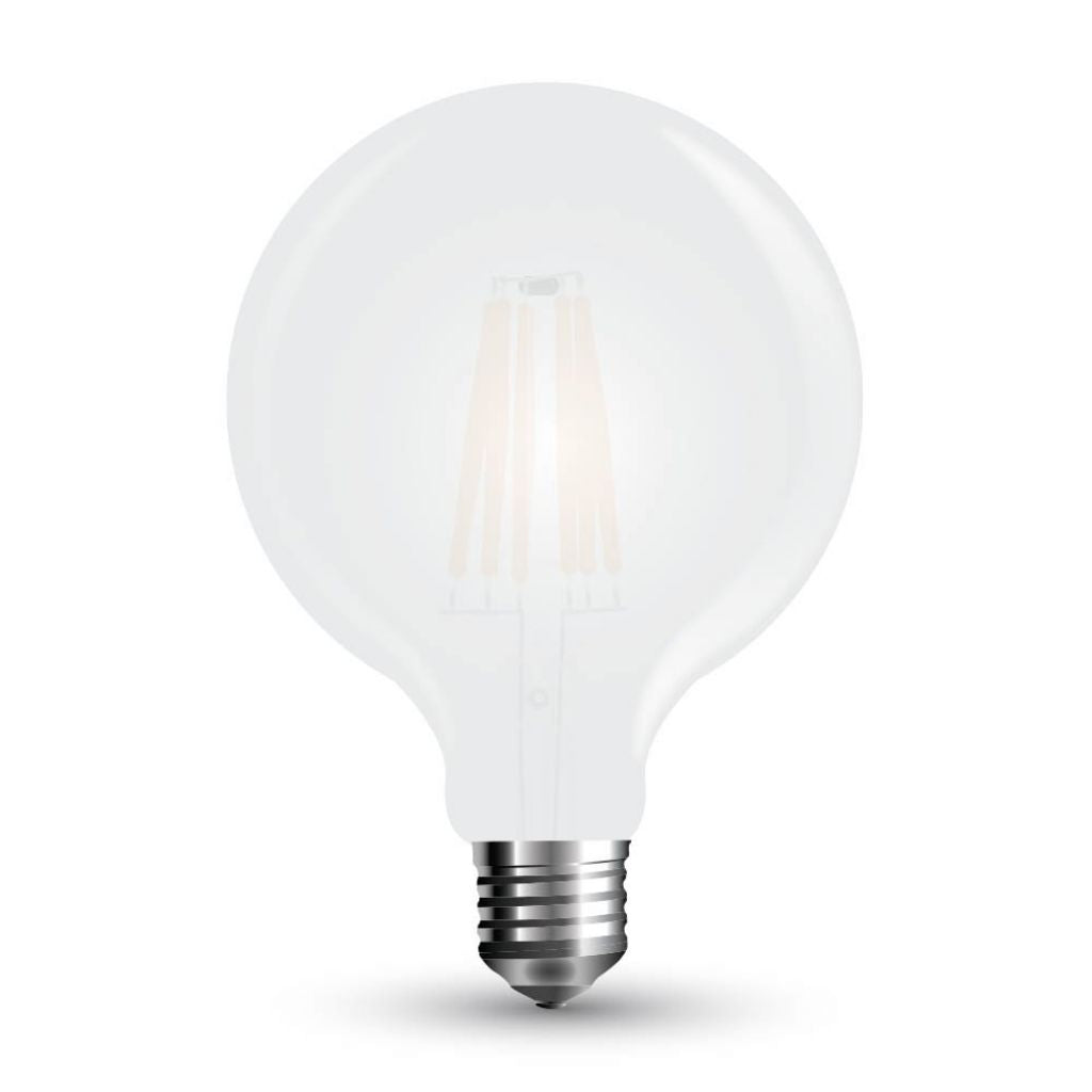 Lampadina Led a Bulbo 7W con Filamento E27 G125 Copertina di gelo 6400K