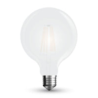 Lampadina Led a Bulbo 7W con Filamento E27 G125 Copertina di gelo 6400K