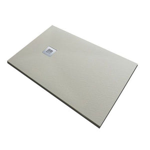 Piatto doccia in pietra SOLIDSTONE alto 2,8 cm - Avorio Crema RAL 1015 - Misura: 70x90 x 2,8h