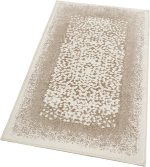 Tappeto Bagno Vintage Camera Scendiletto 60x130 Cm Morbido Cotone Assorbente Antiscivolo Beige