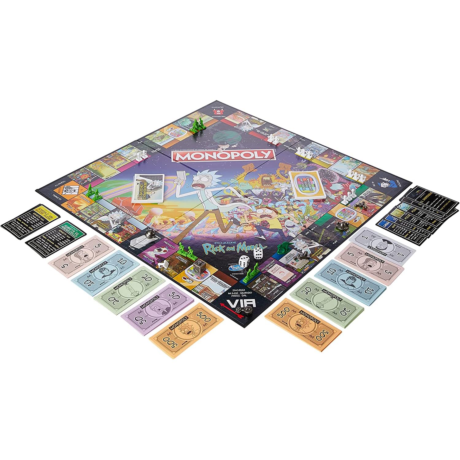 Gioco in scatola MONOPOLY - Edizione Italia Rick&Morty 