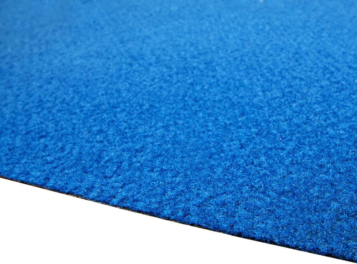 Passatoia Moquette Blu 100x3000 Cm Antiscivolo Cerimonia Evento Fiera Corridoio Negozio Marciapiede