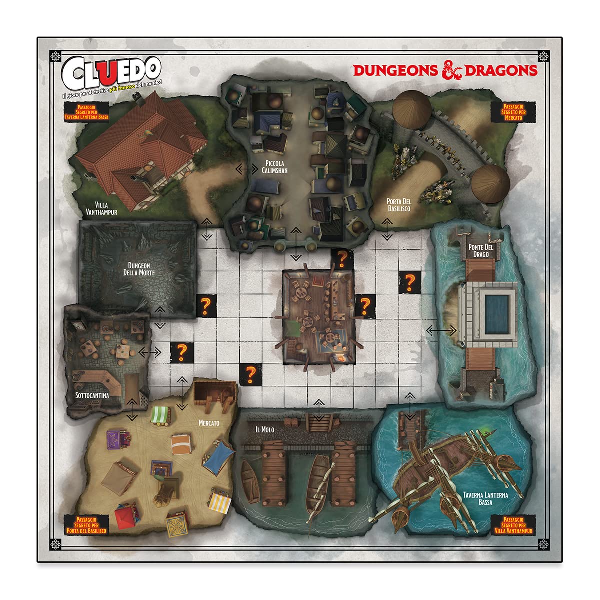 Gioco in scatola DUNGEONS & DRAGONS CLUEDO