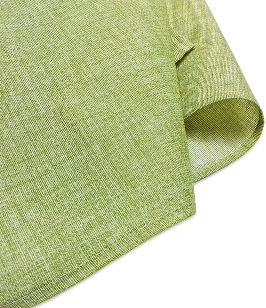 Tovaglia Cotone Cucina 135x180 cm Made In Italy Morbida Copritavolo Tinta Unita Pastello Verde