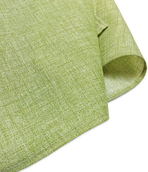 Tovaglia Cotone Cucina 135x230 cm Made In Italy Morbida Copritavolo Tinta Unita Pastello Verde