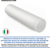 Cilindro in Gommapiuma per Divano Letto Imbottitura in Spugna e Poliuretano Rullo Foam Diametro 20 cm Lunghezza 190 cm