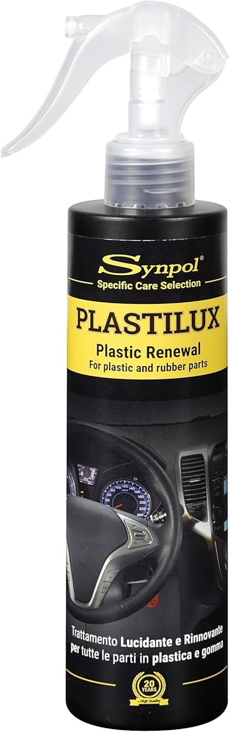 Prodotto per la pulizia auto per lucidare e rinnovare la plastica PLASTILUX, 250 ml