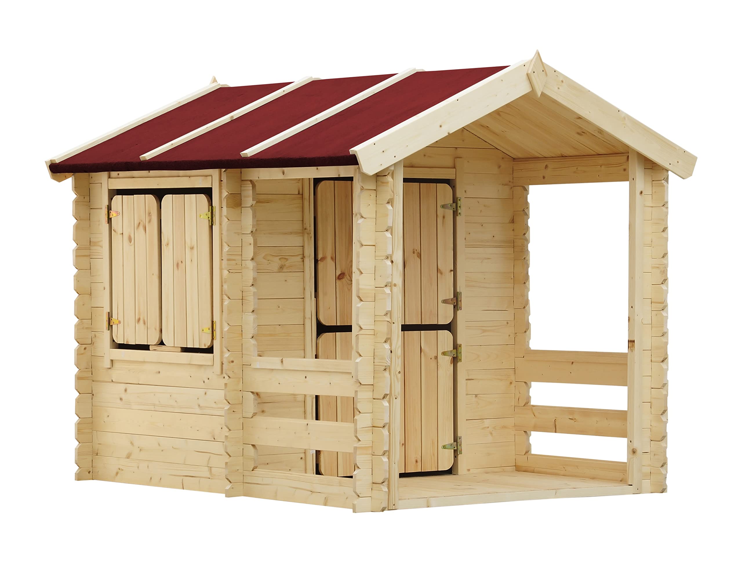 Casetta legno per bambini - L182xL146xA145cm/ 1.1m2 - Timbela M501