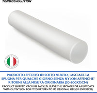 Cilindro in Gommapiuma per Divano Letto - Imbottitura in Spugna e Poliuretano - Rullo Foam - Diametro 15 cm - Lunghezza 160 cm