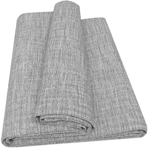 Telo Arredo Cotone 260x280 cm Tessuto Copritutto Granfoulard Copridivano Copriletto Striato Grigio