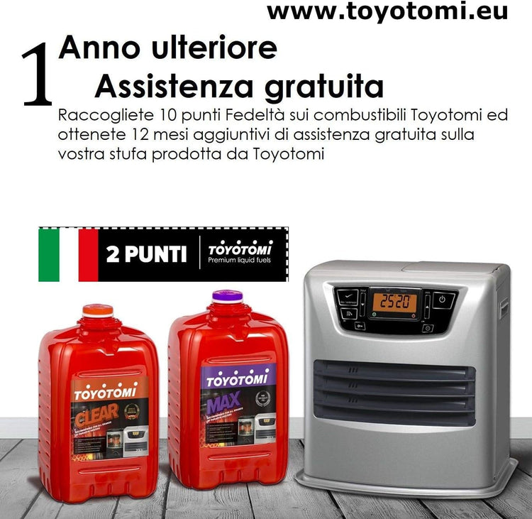 Stufa a Combustibile Elettronica Portatile, Riscalda fino a 68 metri quadrati, Potenza 3500 W Classe A ZIBRO LC-135