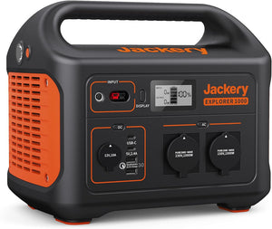 Centrale elettrica portatile Jackery Explorer 1000, batteria al litio mobile solare da 1002Wh, per campeggio