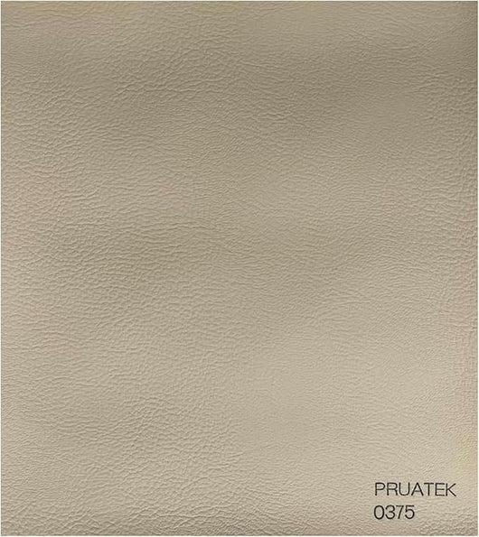 Tessuto FintaPelle Nautica Tappezzeria Alta Qualità "PRUATEK" - Colore BEIGE CHIARO 0375 - Morbida e Resistente - Vendita al Metro - H.140