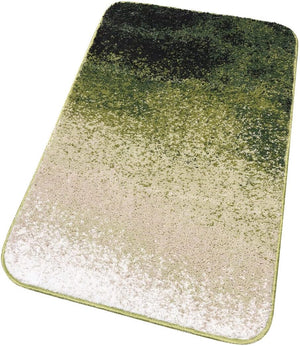 Tappeto Bagno Camera 60x120 cm Sfumato Moderno Morbido Antiscivolo Scendiletto Shaggy Verde