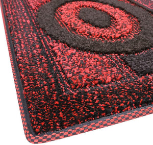 Zerbino Ingresso 40x70 cm Asciugapassi Assorbente Antiscivolo Morbido Made In Italy Rosso