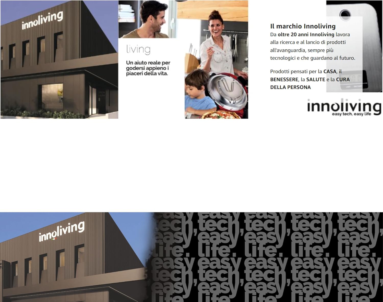 Innoliving Piastra ad Induzione Singola INN-873, Potenza 3100W, 10 Impostazioni, Timer 180 Minuti, Blocco di Sicurezza, Controllo Touch, Superficie in Vetro di Cristallo Nero (Piastra Singola)