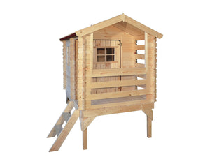 Casetta legno per bambini - L182xL146xA205cm/ 1.1m2 - Timbela M501B