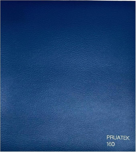 Tessuto FintaPelle Nautica Tappezzeria Alta Qualità "PRUATEK" - Colore BLU ROYAL 160 - Morbida e Resistente - Vendita al Metro - H.140