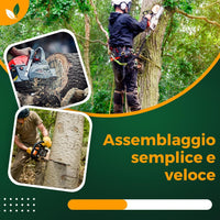 Motosega a Scoppio Professionale 52cc con Lama da 50cm – Potente, Affidabile, Ideale per Taglio Legna e Manutenzione Giardino