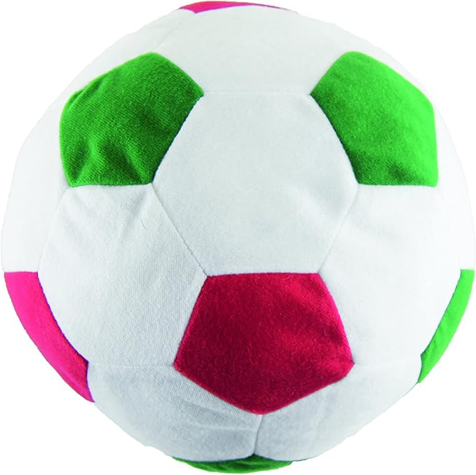 King Home CUSCINO FOOTBALL in poliestere 20 cm bianco/rosso/verde