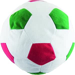 King Home CUSCINO FOOTBALL in poliestere 20 cm bianco/rosso/verde