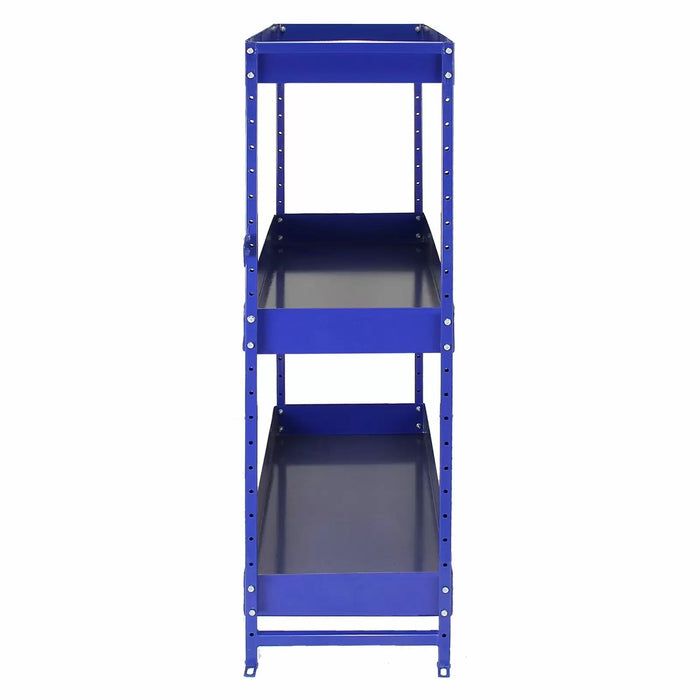 Scaffalatura Lightning 3 Ripiani 116,5x115x34,8 cm per Furgone in Acciaio Inossidabile Blu