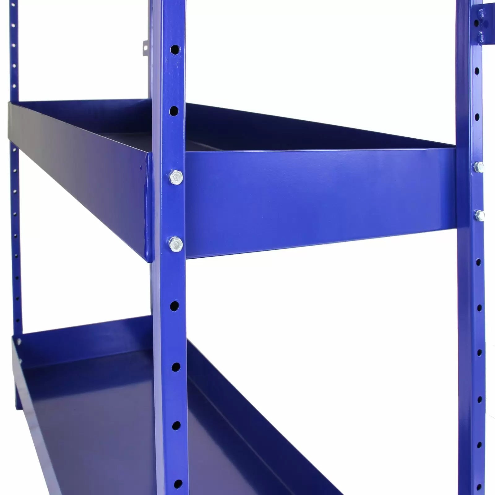 Scaffalatura Lightning 3 Ripiani 116,5x115x34,8 cm per Furgone in Acciaio Inossidabile Blu