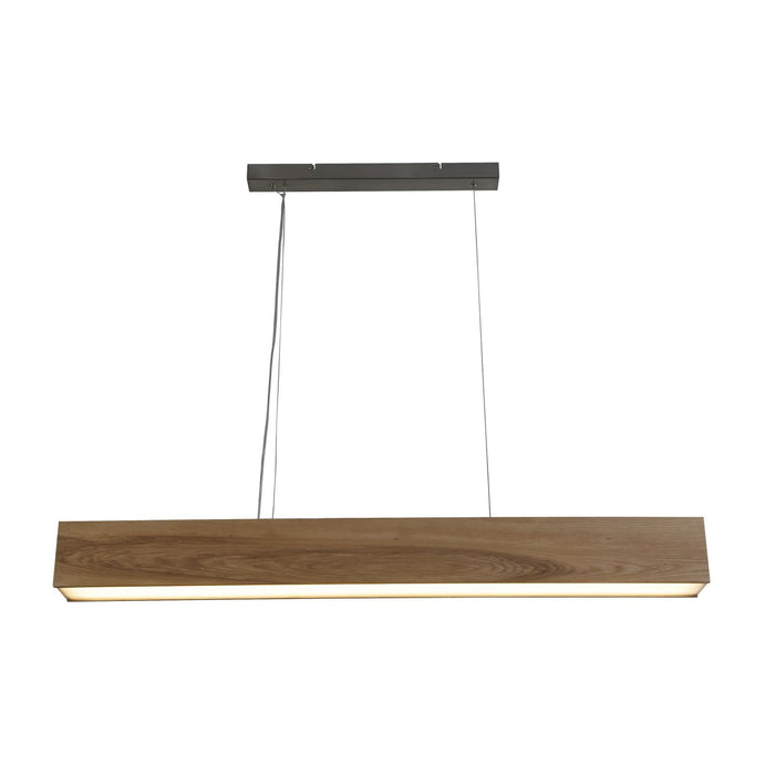 Lampadario Contemporaneo Cenere Acciaio Marrone Legno Argento Led 21W 3000K