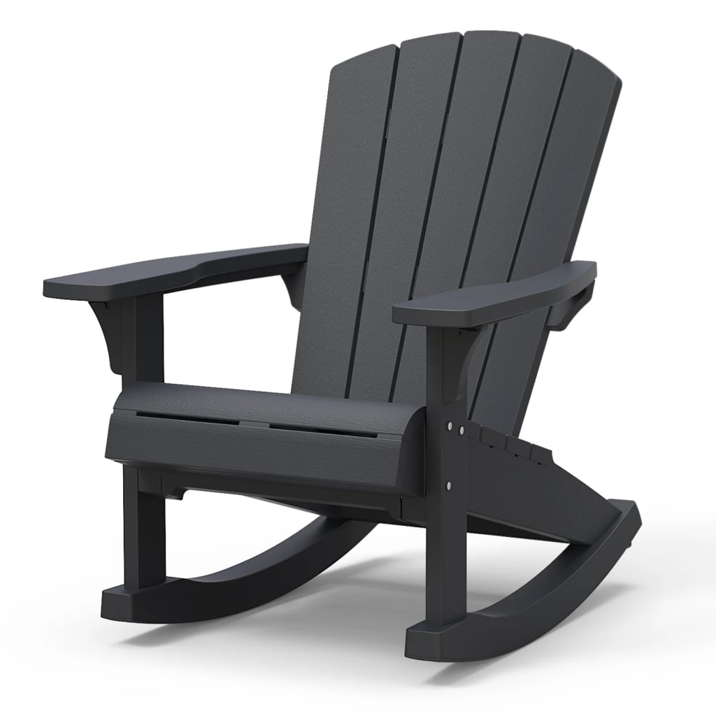 Keter Sedia a Dondolo Adirondack Troy Graffite 441310