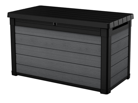 Baule Cassapanca da Esterno 122,9x62,1x70,6 cm in Evotech Keter Cortina Box 100G Grigio