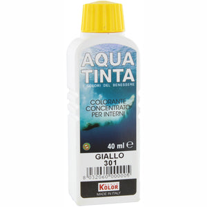 10pz aquatinta per interni ml.40 301 giallo cod:ferx.7364