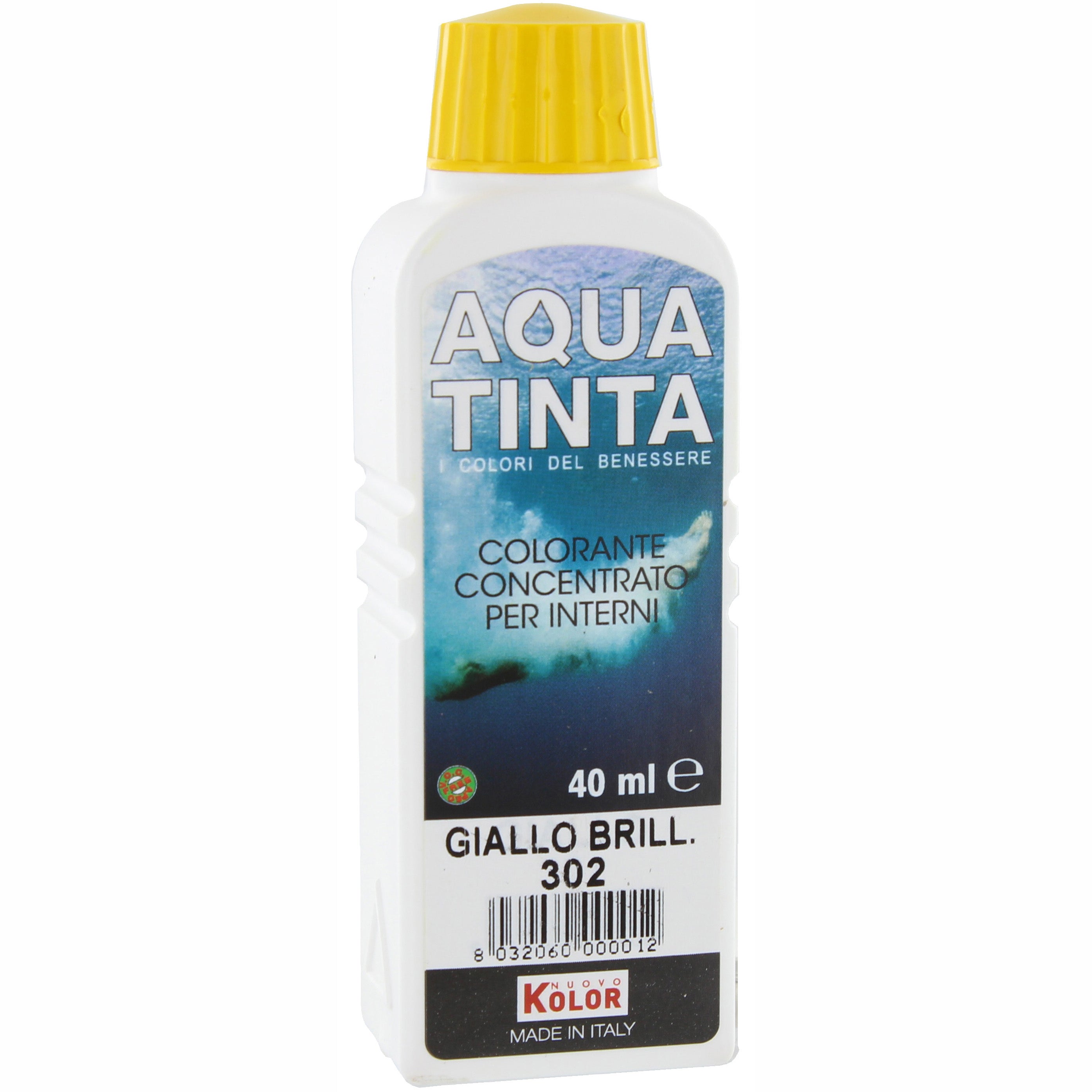 AQUATINTA PER INTERNI ML.40 302 GIALLO BRILL.  PZ 10,0