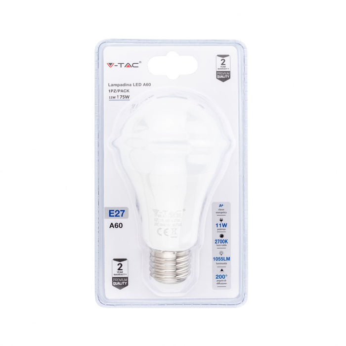 Lampadina LED 11W A60 E27 2700K (Blister 1 Pezzo)