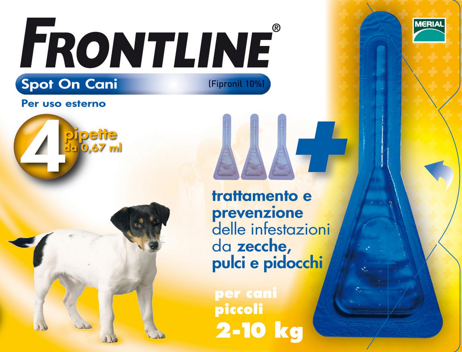 frontline spot-on kg.02-10 cani piccoli (3+1) cod:ferx.74031