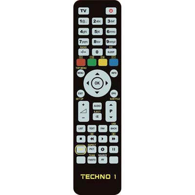 Telecomando programmabile techno 1 bravo tv + vcr + dvd + dtt banco 1 Bravo 