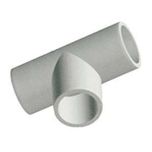 Tee ip40 x tubo rigido pvc grigio mm 20 (50 pezzi) 