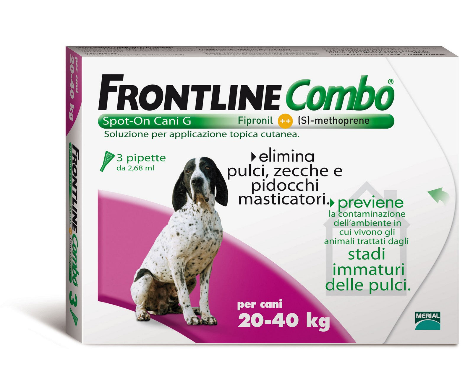 frontline combo kg.20-40 cani grandi (3) cod:ferx.74038