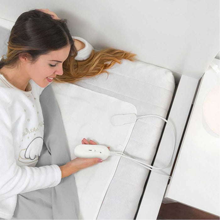 Coperta Termica con Telecomando Singola Anallergica Termocoperta 3Funzioni 60watt