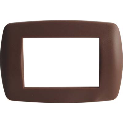 Placca coprifrutti millenium marlanvil cacao posti 3 mm 122x83 (15 pezzi) Marlanvil