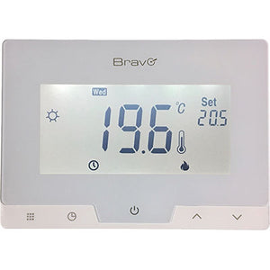 Cronotermostato glam bravo 5/35Â°c lcd 3,8" mm 124x88x24 Bravo 