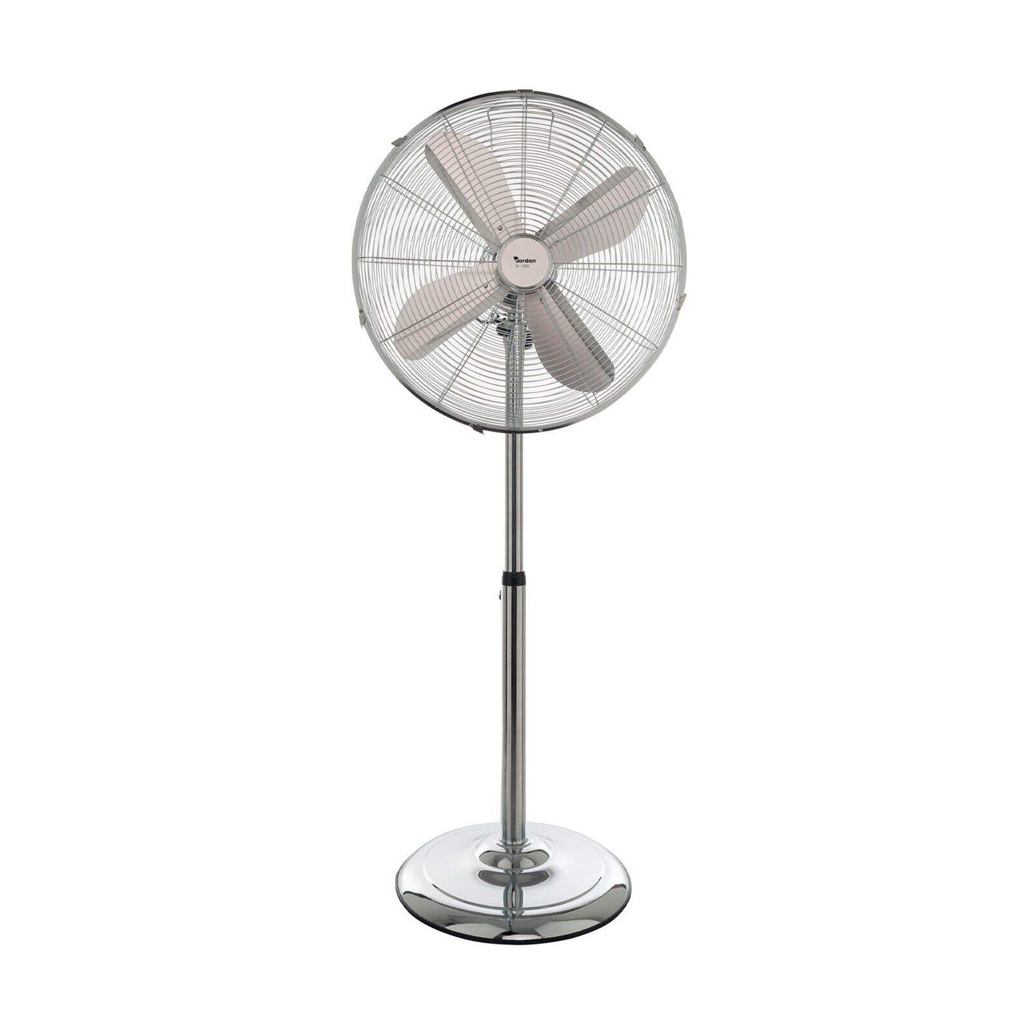 Ventilatore A Piantana 60W Colonna Regolabile In Acciaio Bronzo Jordan V309A