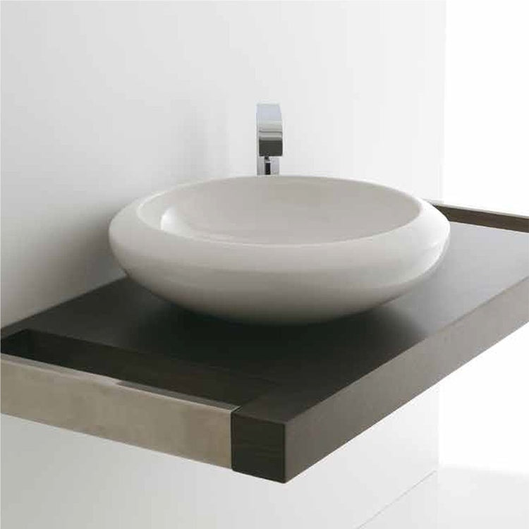 Lavabo da appoggio Congas  cm 48 Domus Falerii cm  Design Moderno