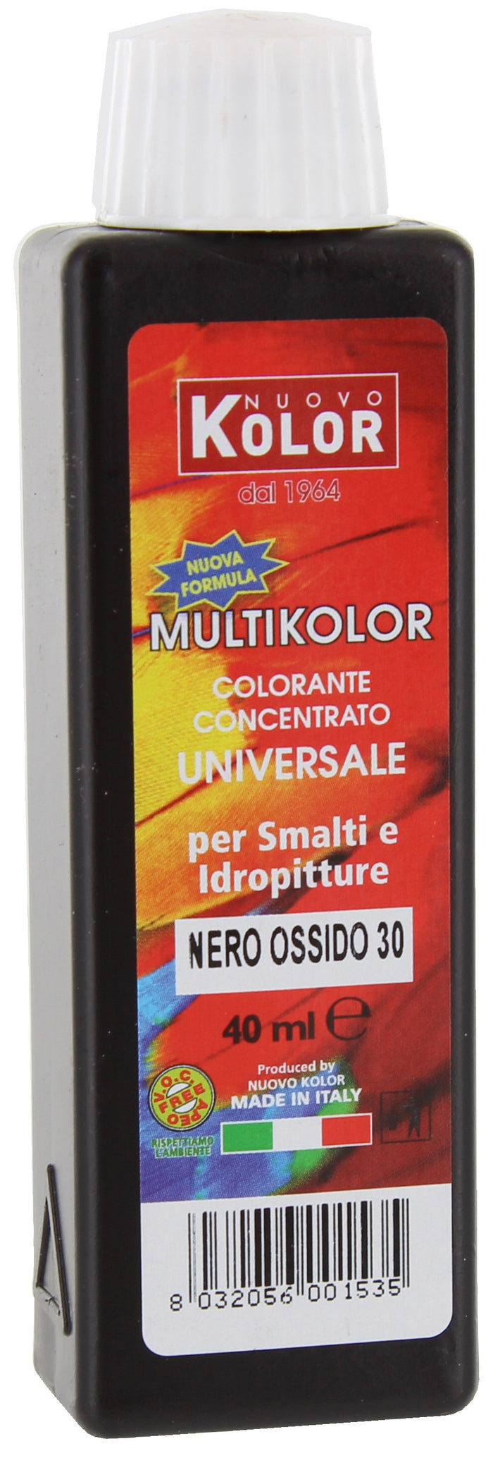 COLORANTE UNIVERSALE ML.40 NERO OSSIDO   30RL  PZ 12,0